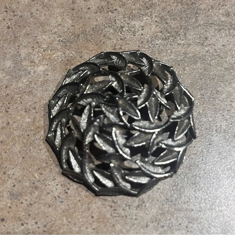 VINTAGE Faux, Costume, Estate, Sliver Brooch